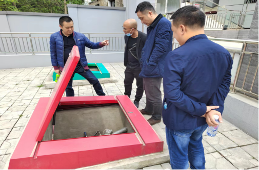 公司開展清明節(jié)前加油站安全檢查工作(圖1)